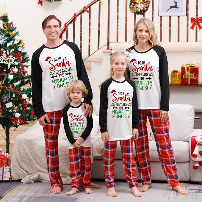 WephuPSho Christmas Family Matching Pajamas, Festive Xmas Jammies Sets for the Whole Family, Holiday Pjs Christmas