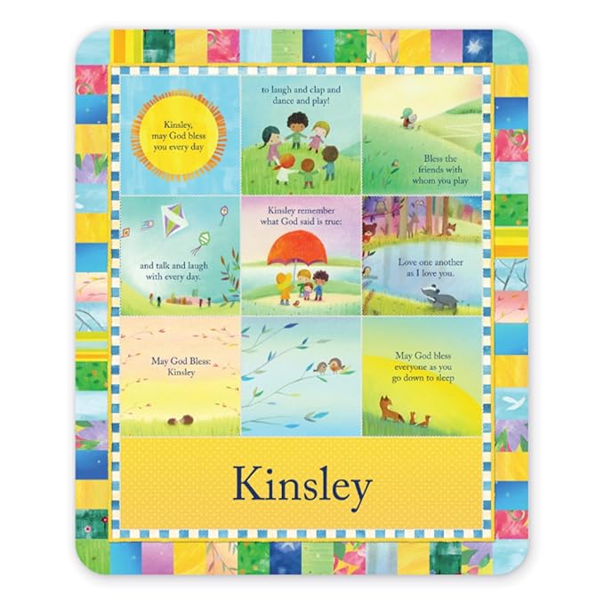 I See Me! Personalized Blanket - Christening Gift - Baptism Gift - Custom Baby, Newborn, Quilted Blanket