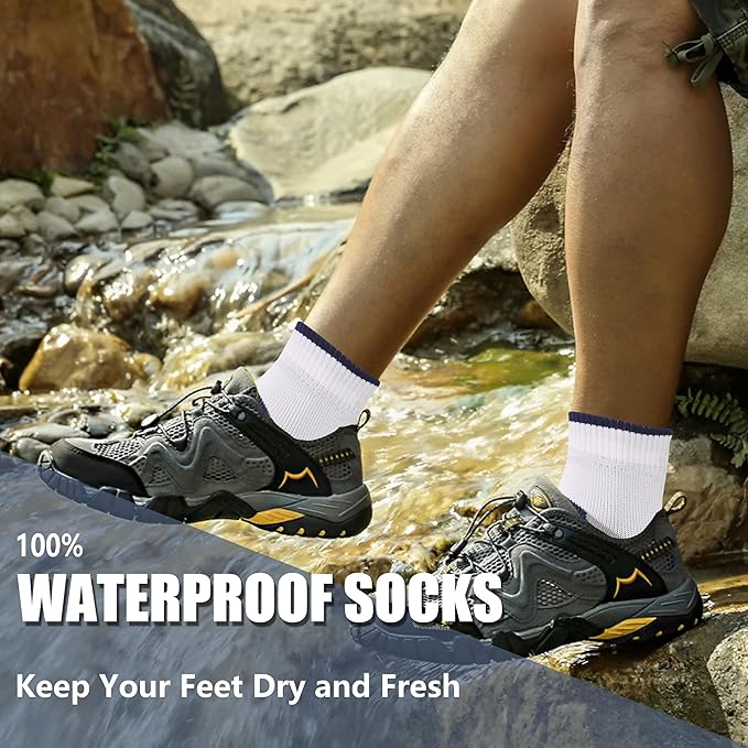 Waterproof Socks Neoprene Unisex Breathable Outdoor Sports Hiking Fishing Wading Crew/Ankle Socks