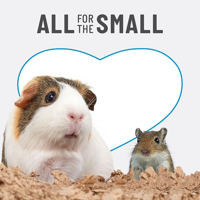 Kaytee Clean & Cozy Natural Paper Bedding, 72 Liter | Keeps habitats fresh. Small animal bedding for rabbits, guinea pigs, hamsters. Hamster bedding odor control, 99% dust-free