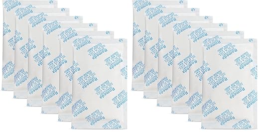 200 Pcs 5 Gram Silica Gel Packs, Transparent Desiccant, Desiccant Packets for Storage, Moisture Packs for Spices Jewelry Shoes Boxes Electronics Storage (Pack of 2)