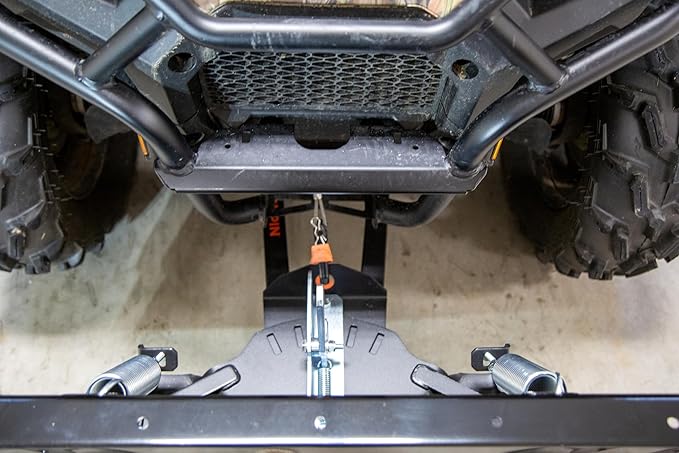 Kolpin 48" ATV Snow Plow Kit for Polaris Sportsman – Includes Steel Blade, Push Tube & Plow Mount – Heavy-Duty Construction