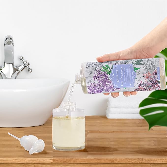 ROMIIE ZOI Foaming Hand Soap Refill, Lilac, Gentle & Moisturizing Formula, 1000 ML/ 33.8 FL OZ