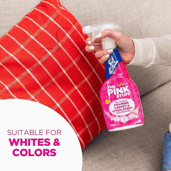 Stardrops - The Pink Stuff - The Miracle Foaming Carpet & Upholstery Stain Remover (Pack of 2)