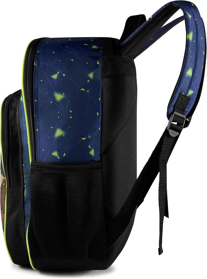 AI ACCESSORY INNOVATIONS Stranger Things Tales from '85 Backpack for Boys & Girls, School Bag featuring Eleven, Will, Max, Steve, Mike, Dustin Roboin, Lucus, 16” Bookbag, Black