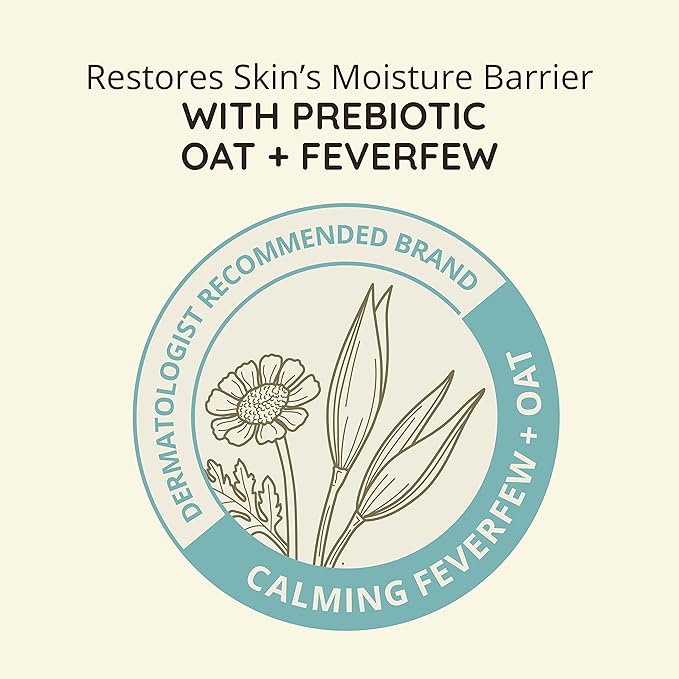 Aveeno Calm + Restore Facial Moisturizer Face Cream for Redness Relief, Non-Comedogenic, Ceramide & Vitamin B5, Hydrating for Dry, Sensitive Skin, Hypoallergenic, Fragrance-Free, 1.7 oz