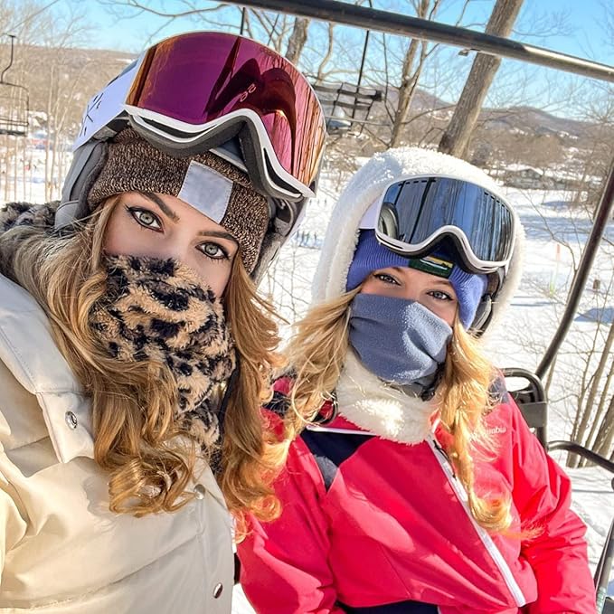 Shy Velvet Balaclava Wind-Resistant Winter Face Mask,Fleece Ski Mask for Men and Women,Warm Face Cover Hat Cap Scarf