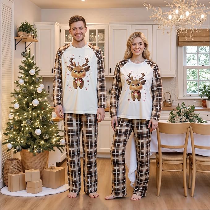 2024 Family Matching Pajamas Sets - Christmas Pjs Sleepwear Outfits for Holiday & Xmas Party