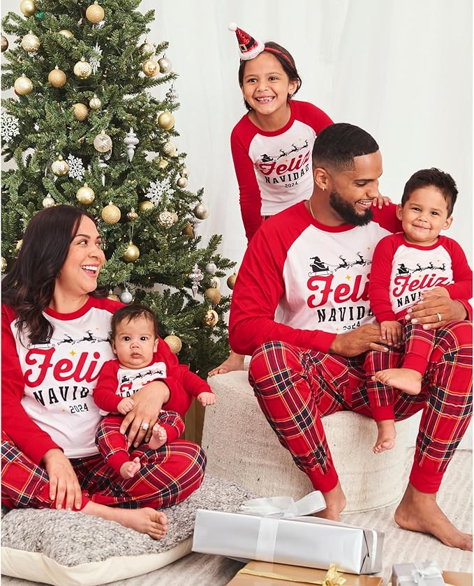 The Children’s Place Family Matching, Christmas and Holiday Pajama Sets, Cotton