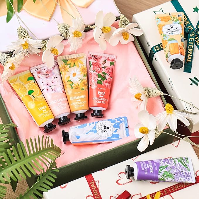 42 Pack Hand Cream Gifts Set for Women, Stocking Stuffers for Women,Teengirls, Christmas Gifts Bulk Gifts,Small Gifts,Mini Moisturizing Hand Lotion Travel Size in Bulk for Dry Cracked Hands