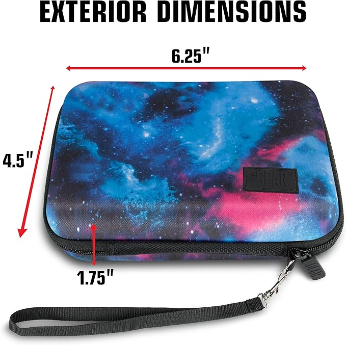 USA Gear Portable WiFi Hotspot for Travel Carrying Case - Internet Booster Case with Wrist Strap Compatible with 4G LTE Wi-Fi Mobile Hotspots from Verizon Orbic, Netgear, Huawei, GlocalMe - Galaxy
