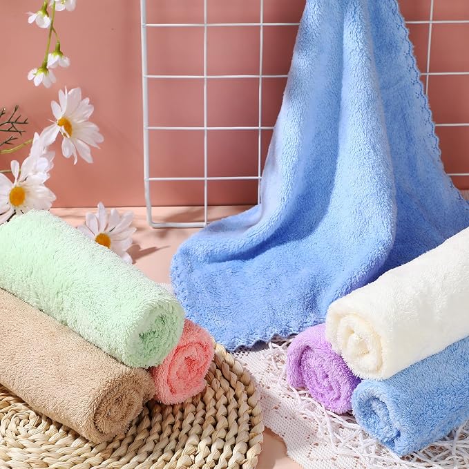 Newwiee 24 Pcs Guinea Pig Fleece Bedding Blankets Bulk Washable Small Animal Fleece Cage Liners Pet Wash Cloth Sleeping Mat Cover for Hamster Chinchilla Rabbit Hedgehog (12 x 12 Inch,Multicolor)