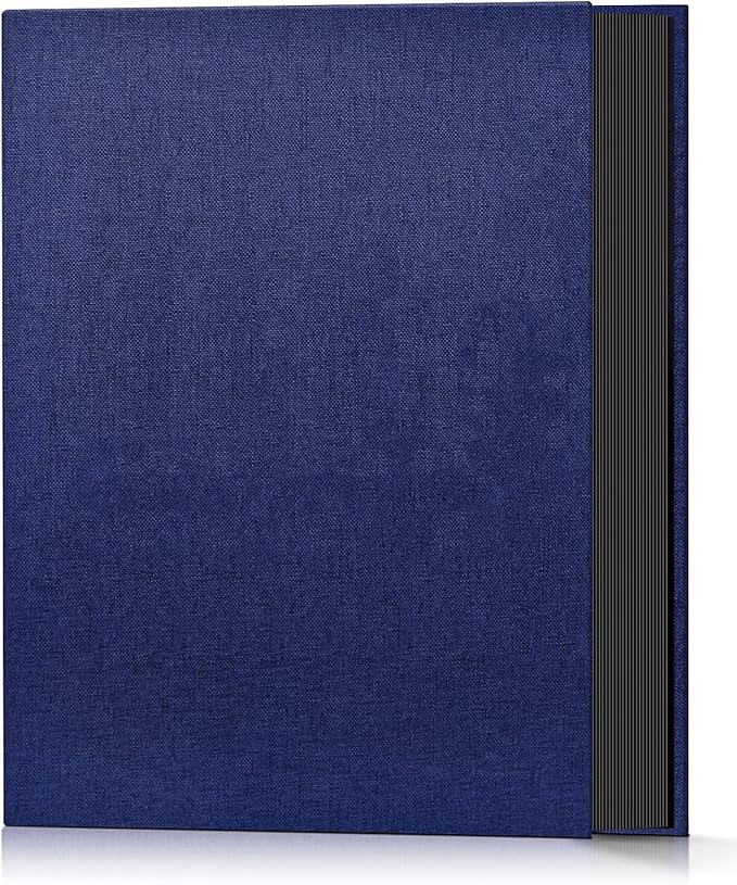 Popotop Photo Album 4x6 200 Pockets for Wedding Gifts,Linen Hardcover Picture Albums for Family Anniversary Baby Vacation Pictures