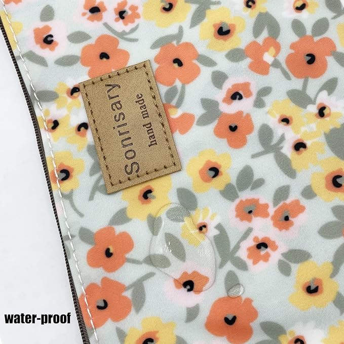 Hunger Floral Print Makeup Cosmetic Bag Carry Case, 14 Patterns (P1141709)