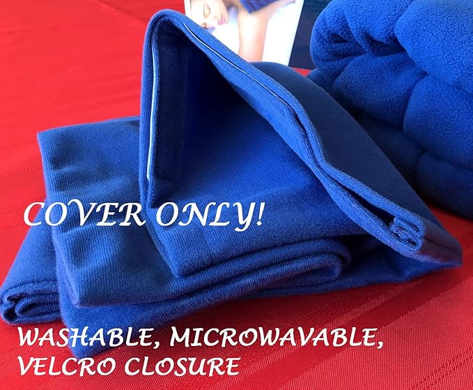 Accessory Cover for Large Microwavable Heating Pad for Moist Heat Therapy | Removable Washable Protection by ComfortCloud