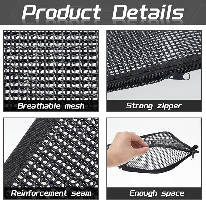 Abbylike 2 Pcs Sugar Glider Nail Trimmer Nails Trimming Pouch Mesh 7.87 x 9.84 inches Trim Bag for Guinea Pig Rat Ferrets Small Pets, Black
