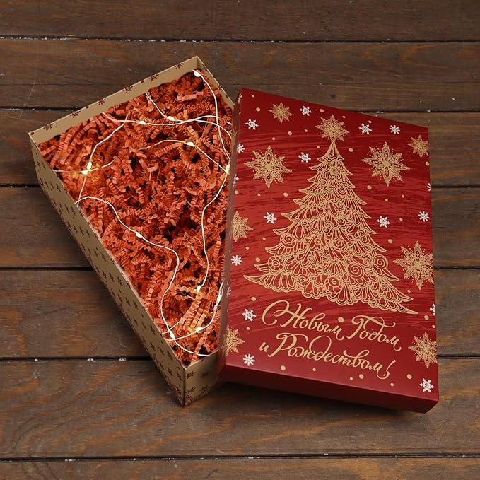 Orange Crinkle Cut Paper Shred Filler, 2 LB Basket Filler Shredded Paper, Confetti Stuffing for Basket Filling, Halloween, Thanksgiving, Christmas, Birthdays, Gift Wrapping, Stuffer Party Supplies