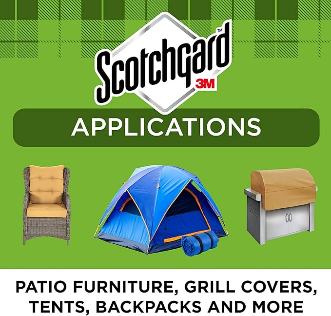 Scotchgard Outdoor Water Shield, Water Repellent Fabric Protector for Patio Furniture, Cushions, and Outdoor Gear, 31.5 fl oz (3 Cans, 10.5 oz Each)