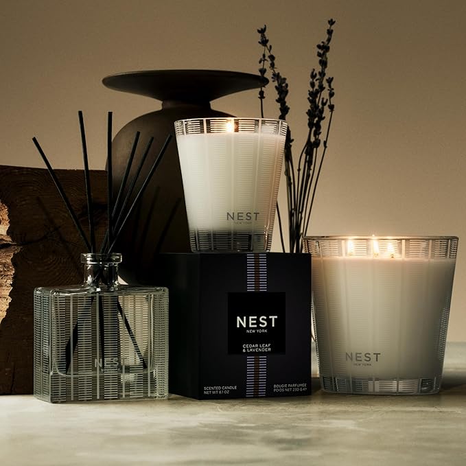 NEST New York Liquid Soap, Cedar Leaf & Lavender - 10 fl oz - Cleanses & Nourishes Skin - Approx. 300 Pumps Per Bottle - Gluten Free & Cruelty Free