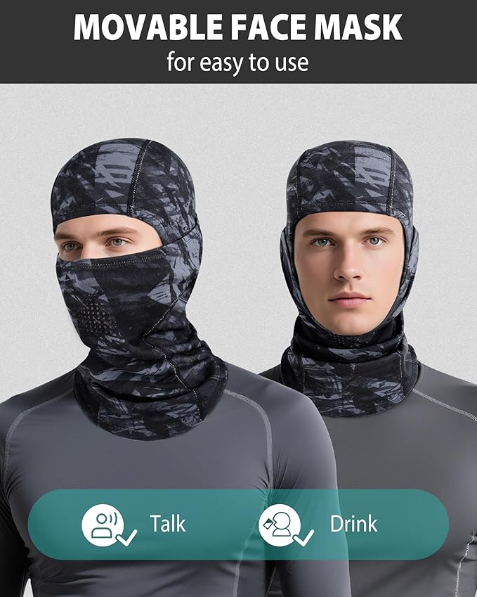 Balaclava Ski Mask for Men Winter Face Mask Breathable & Thermal Winter Balaclava Women for Cold Weather Outdoor
