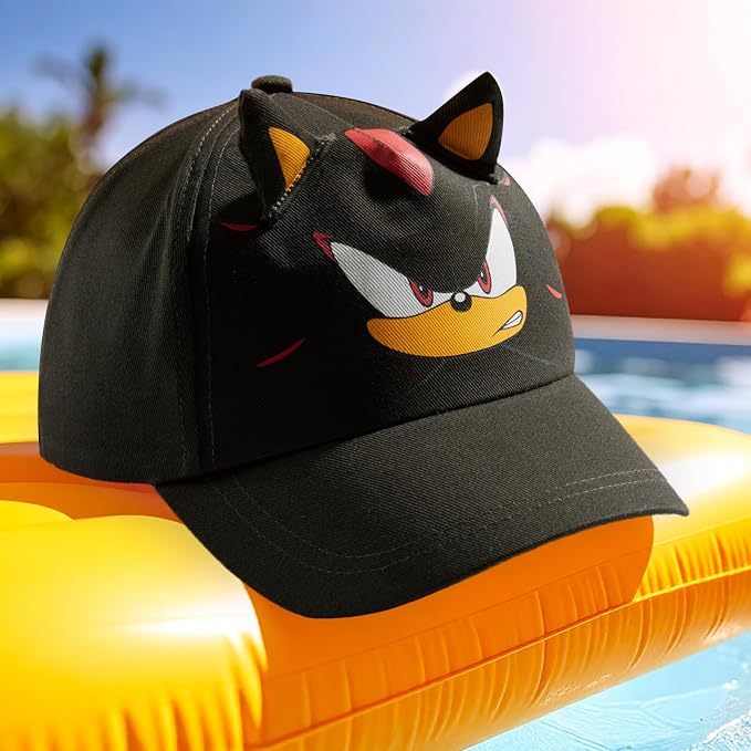 Sonic the Hedgehog Boys Baseball Cap Kids Sun Hat for Summer Beach Outdoor Play Cotton Ball Cap Gifts for Boys