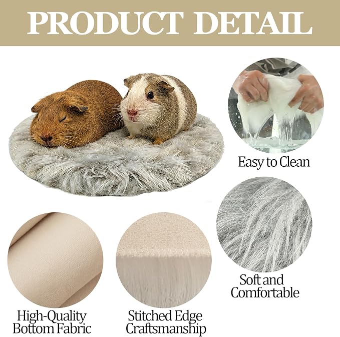 4PCS Guinea Pig Fleece Cage Mats Pads Bunny Hamster Bedding | Washable,Guinea Pig Fleece Cage Liners,for Chinchilla Rat Hamster Squirrel Sugar Glider Ferret,Guinea Pig Stuff
