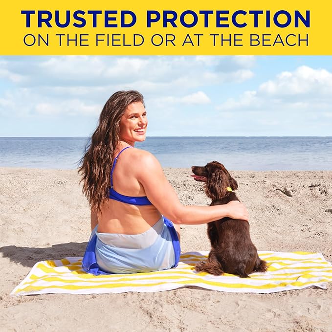 Coppertone Sport Sunscreen Spray SPF 50, Water Resistant Spray Sunscreen Pack, 5.5 Oz, Pack of 2 (Packaging May Vary)