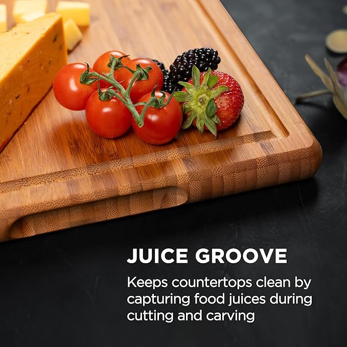 Personalized Bamboo Cutting Board – Custom Engraved Charcuterie Board for Wedding, Anniversary, Engagement, Housewarming – Unique Gift for Couples, Parents, and Family