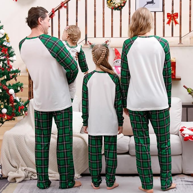 WephuPSho Christmas Family Matching Pajamas, Festive Xmas Jammies Sets for the Whole Family, Holiday Pjs Christmas
