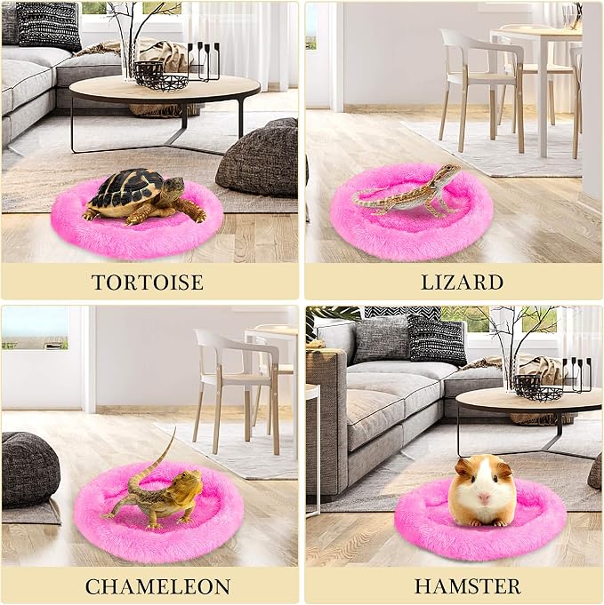 FEBSNOW Guinea Pig & Hamster Beds - Hedgehog, Squirrel & Tortoise/Lizard Beds | Washable Warm Fleece Material, For Guinea Pigs and Hamsters, Cosy Sleeping and Hiding Spot, Anti-Slip Bottom