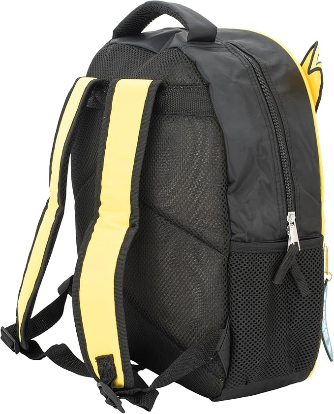 AI ACCESSORY INNOVATIONS Fortnite Peely Backpack for Boys & Girls, 16 Inch Nylon Twill Big Face Schoolbag W/Nana Zipper Pull, Yellow