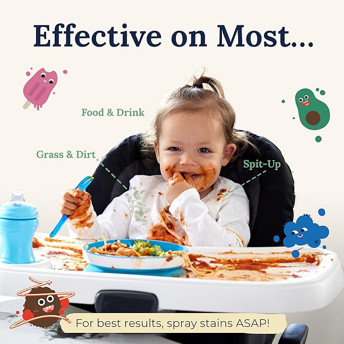 Miss Mouth's Messy Eater Stain Treater - 2 Pack Stain Remover Spray and 16oz Bottle