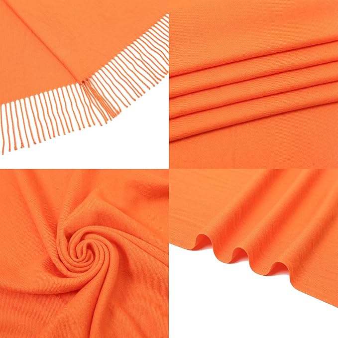 RIIQIICHY Women's Scarf Pashmina Shawls and Wraps for Evening Dress Bridesmaid Wedding Bridal Winter Warm Long Large Scarves