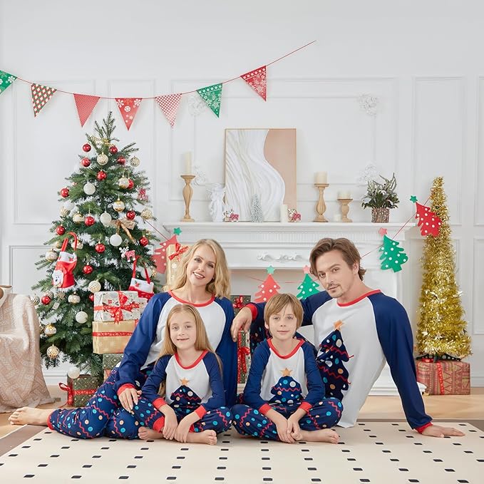 Christmas Pajamas for Family Matching Family Christmas Pajamas Set PJS Holiday Xmas Family Jammies Sleepwear