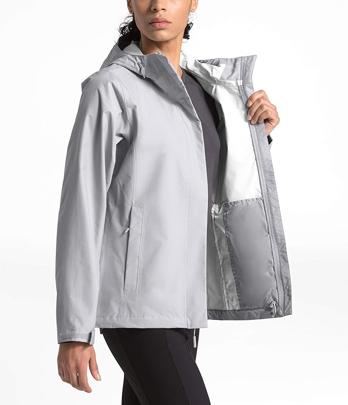 THE NORTH FACE Women's Venture 2 Waterproof Hooded Rain Jacket | Raincoat With Breathable Dryvent 2.5l Fabric, Pit-zips
