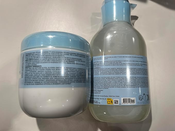 Illiyoon ATO Top To Toe Wash 16.9 Fl Oz with ATO Cream 16.9 Fl Oz