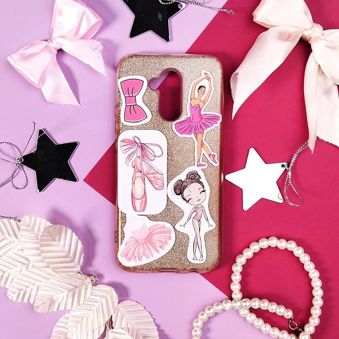 Ballet Stickers - Ballerina Laptop Stickers, Ballet Gifts, Ballerina Party Supplies, Gifts for Women & Men