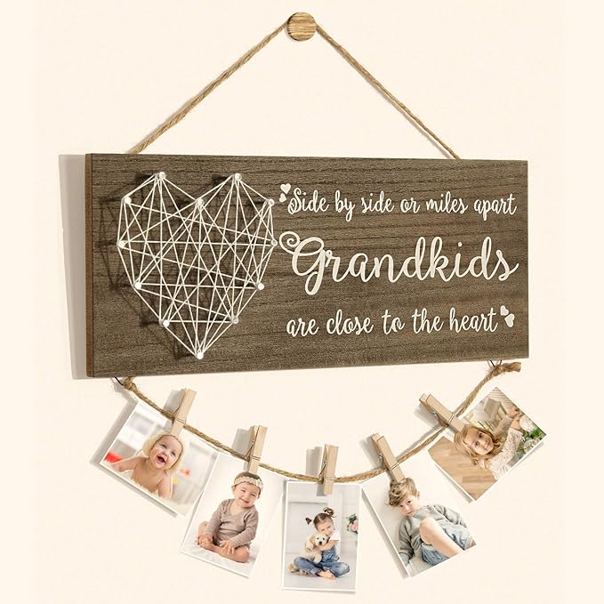 Best Grandma Gifts Christmas Gifts for Grandma Picture Frame, Birthday Gift for Nana from Grandchildren Granddaughter Grandson, Grandkids Photo Holder Grandpa Gigi Nana Gift for Thanksgiving