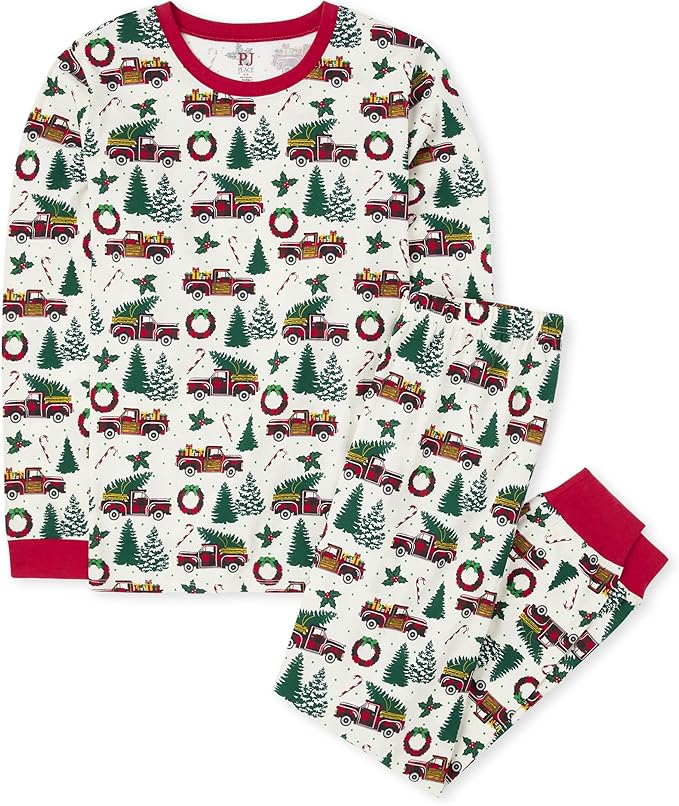 The Children’s Place Family Matching, Christmas and Holiday Pajama Sets, Cotton
