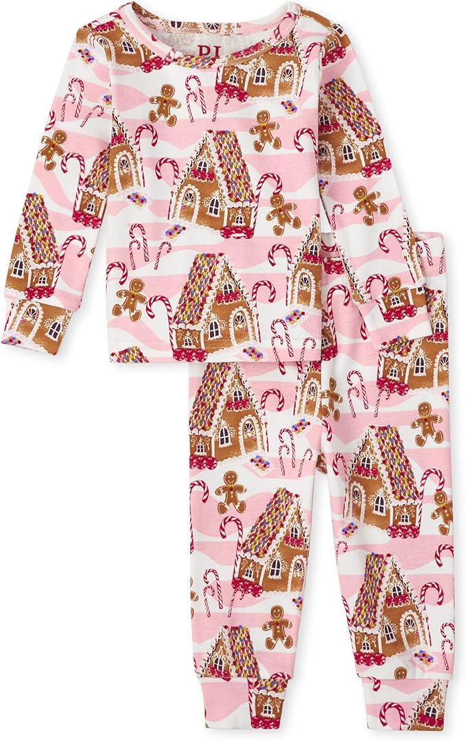 The Children's Place unisex-baby And Kids, Sibling Matching, Holiday Pajama Sets, Cotton