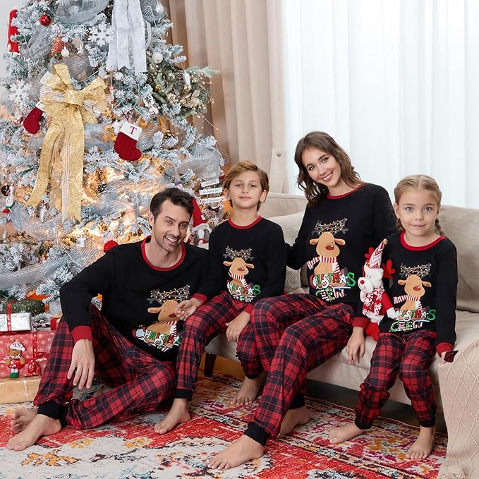 Christmas Pajamas for Family Matching Family Christmas Pajamas Set PJS Holiday Xmas Family Jammies Sleepwear