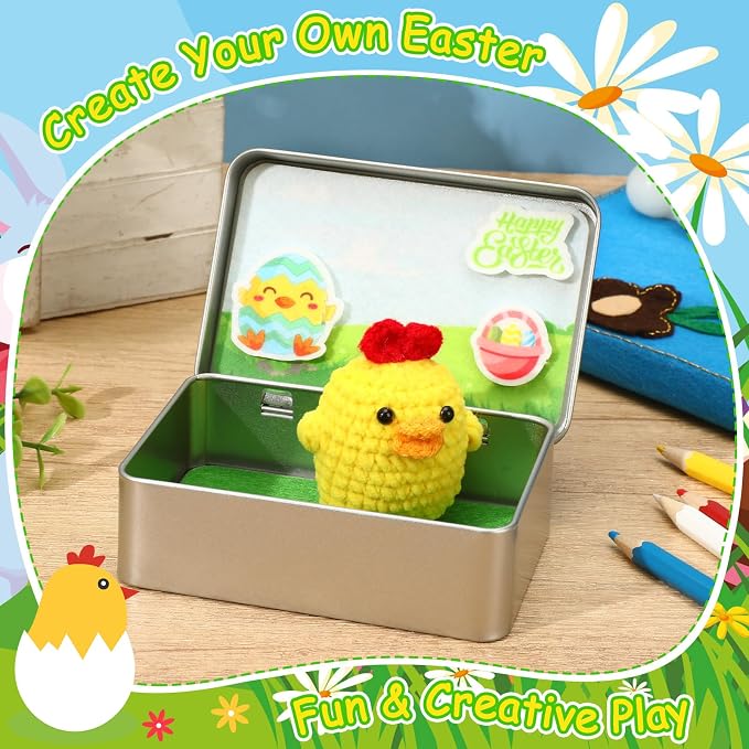 Little Pocket Chick Cute Collectible Easter Keepsake Travel Buddy | Little Pocket Chick in a mini tin, a cute collectible gift for Easter baskets, coworkers and friends