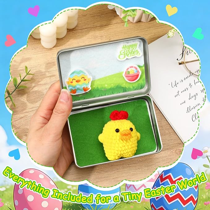 Little Pocket Chick Cute Collectible Easter Keepsake Travel Buddy | Little Pocket Chick in a mini tin, a cute collectible gift for Easter baskets, coworkers and friends