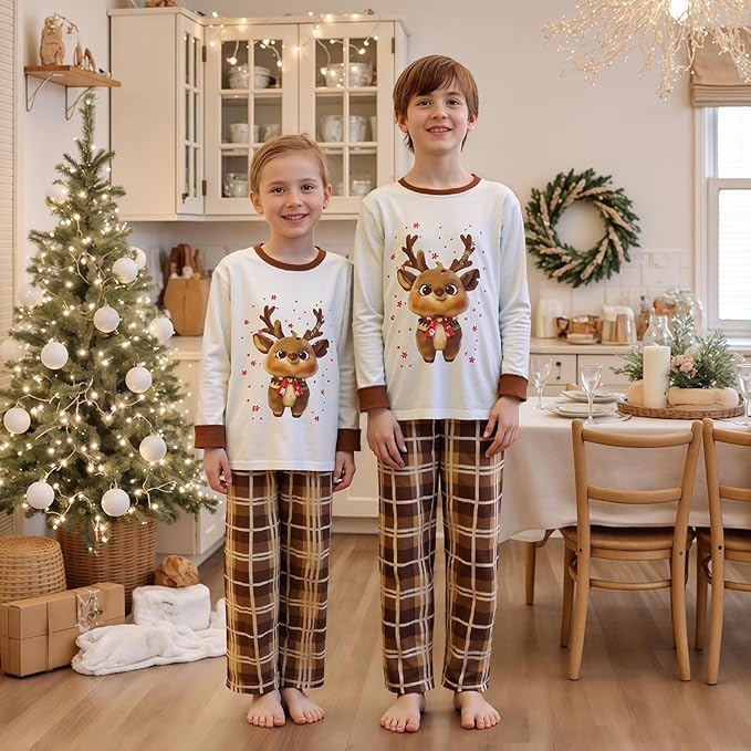 2024 Family Matching Pajamas Sets - Christmas Pjs Sleepwear Outfits for Holiday & Xmas Party