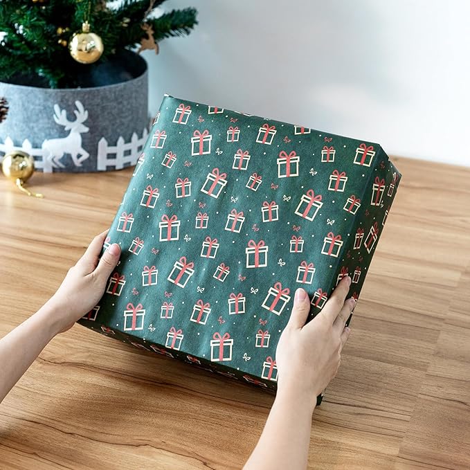 12x12x4 Inches Large Gift Boxes with Lids 16 Pack Extra Deep Square Shirt Clothes Scarf Box for Christmas Presents, Holidays, Birthday, Wedding Gift Wrapping White