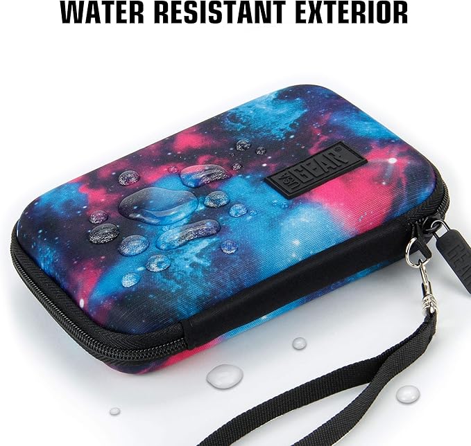 USA Gear Portable WiFi Hotspot for Travel Carrying Case - Internet Booster Case with Wrist Strap Compatible with 4G LTE Wi-Fi Mobile Hotspots from Verizon Orbic, Netgear, Huawei, GlocalMe - Galaxy