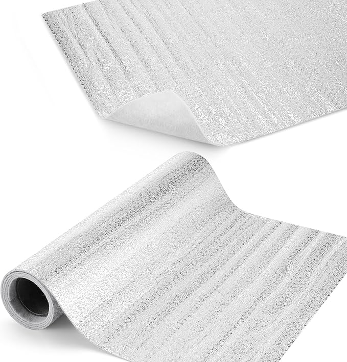 Treela 1 Roll 12 Inch x 2 Yard Heat Resistant Batting for Potholders Insulated Fabric Thermal Lining Batting for PotHolders Heat Reflective Fabric