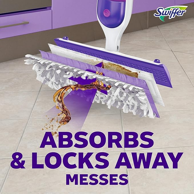 Swiffer PowerMop Multi-Surface Mopping Pad Refills, Made by Swiffer, for Floor Cleaning, 11 Count (Pack of 3)