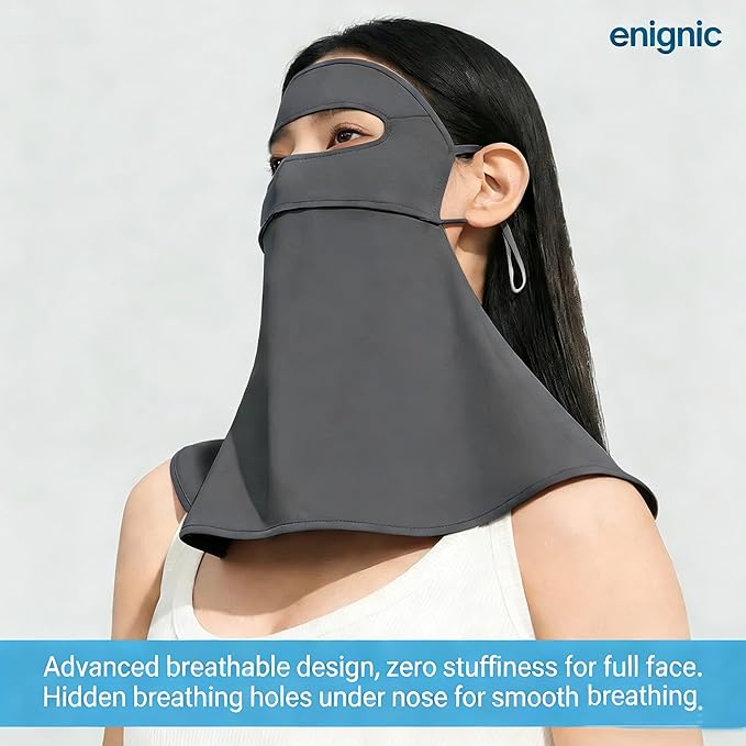 Face Cover for Sun Protection UPF 50+ UV Neck Protection UV Face Mask Covering Eye