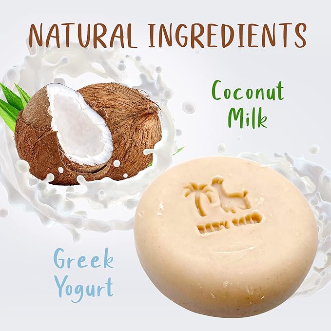 Relaxcation Baby Soap Bar with Greek Yogurt and Coconut Milk - Naturally Cold Processed from Organic Ingredients - Newborn Gift - Handmade in USA (3-pack)